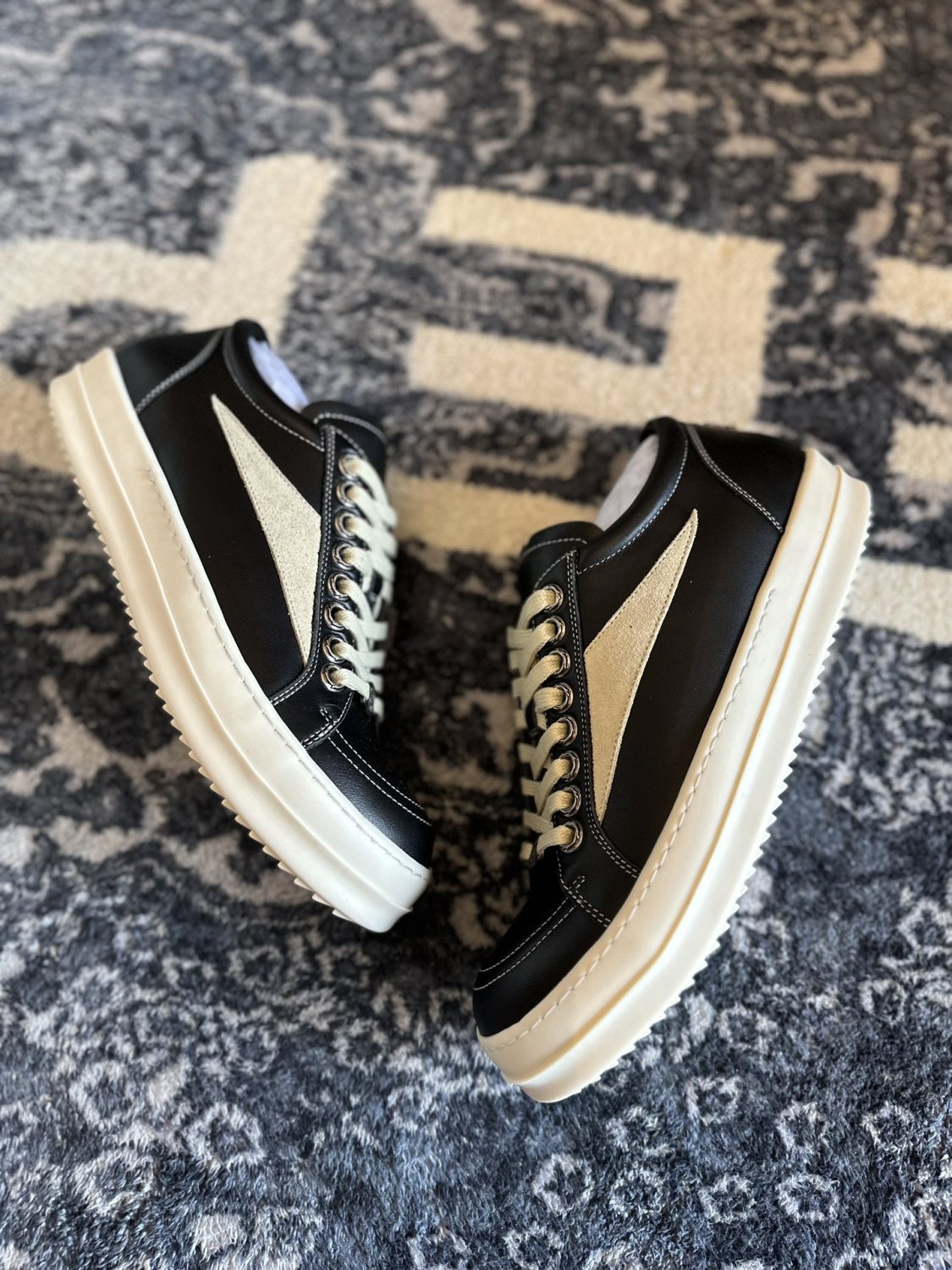 Rick Owens x Chrome Hearts Low Top Casual Shoes #336915