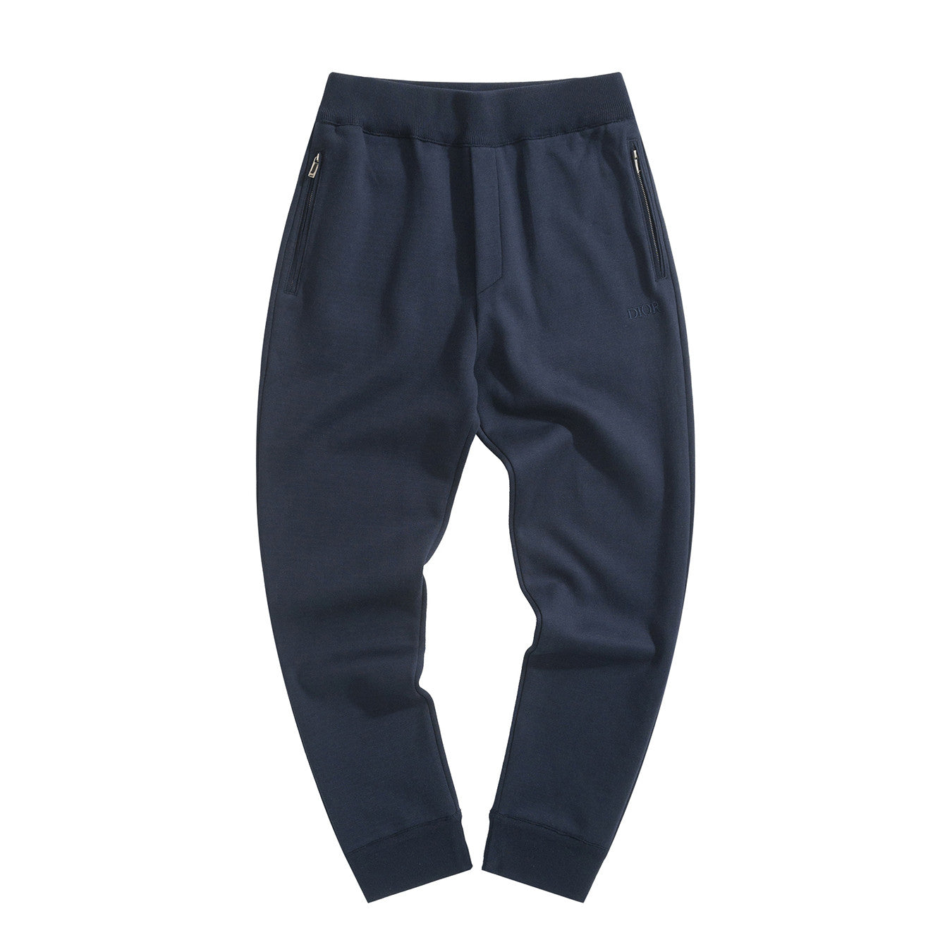 Dior Men's Spring and Autumn Solid Color Hooded Drawstring Cashmere Zipper Jacket Casual Trousers Pants Set Suit #72952