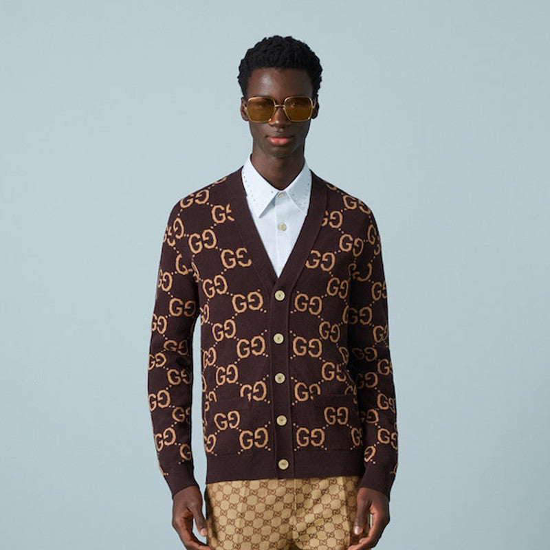 Gucci Knitted Button Printed Cardigan #21956