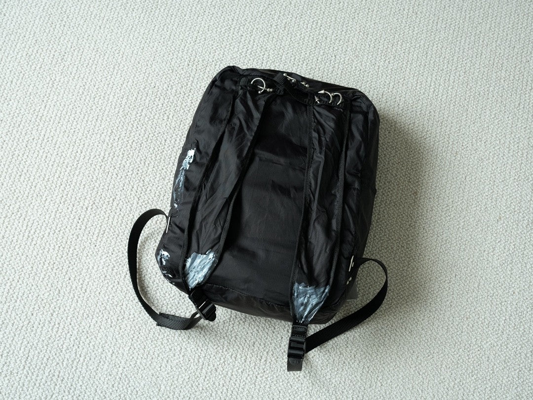 Balenciaga X Under Armour Men's Solid Colour Zipper Closure Nylon Fabric Silver Hardware Backpack Bag Bags #77558