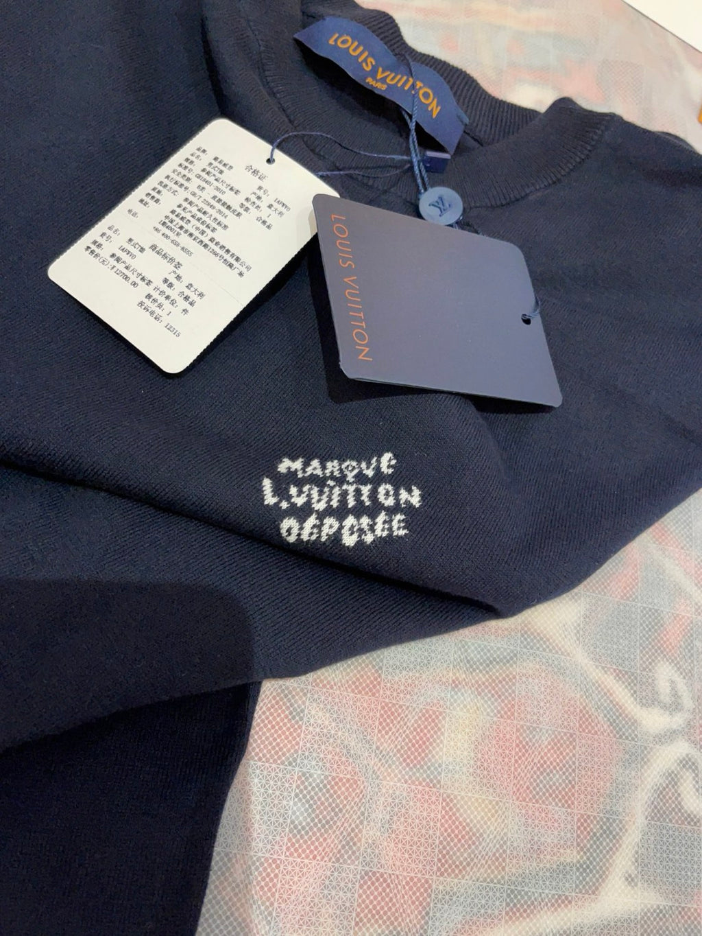 Louis Vuitton Men's Summer Jacquard Pattern Cotton Round Neck Short Sleeve T-Shirt #71896