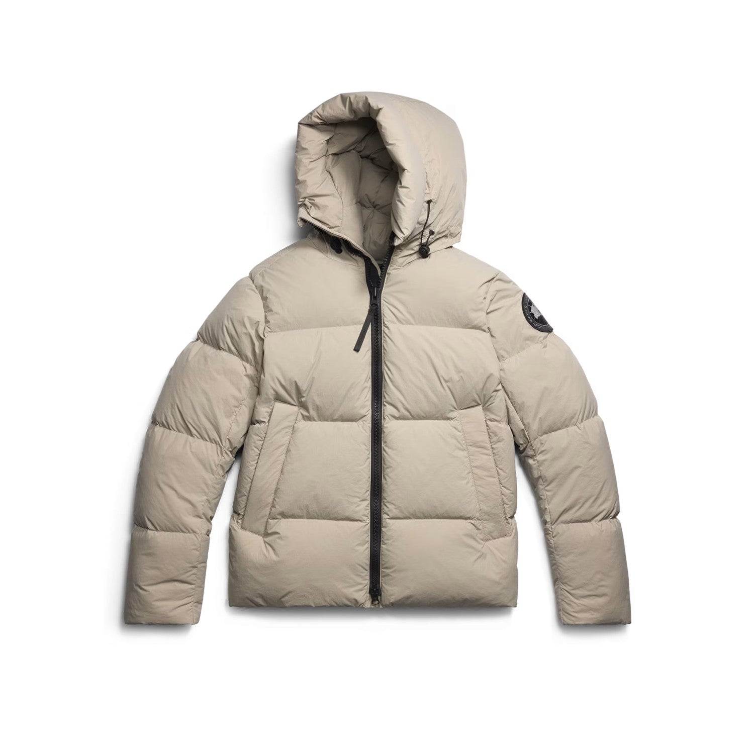 Canada Goose Crofton Men's And Women's Winter Fashion Casual Solid Color Hooded Zipper Windproof Nylon Hooded Down Jacket #79557