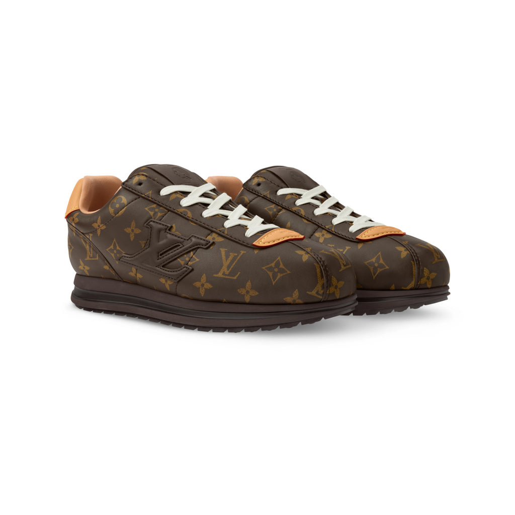 Louis Vuitton LV BUTTERSOFT Men's and Women's Spring/Summer Fashion Casual Round Toe Lace Up Logo Letter Decorated Leather Low Top Printed Sneakers Casual Shoes #78846  #335472