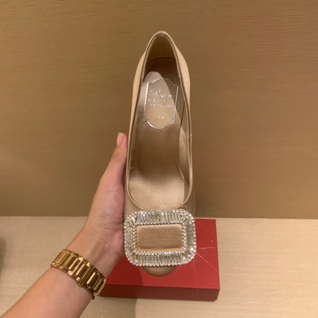 Roger Vivier Silk 6.5cm High Heels#336056