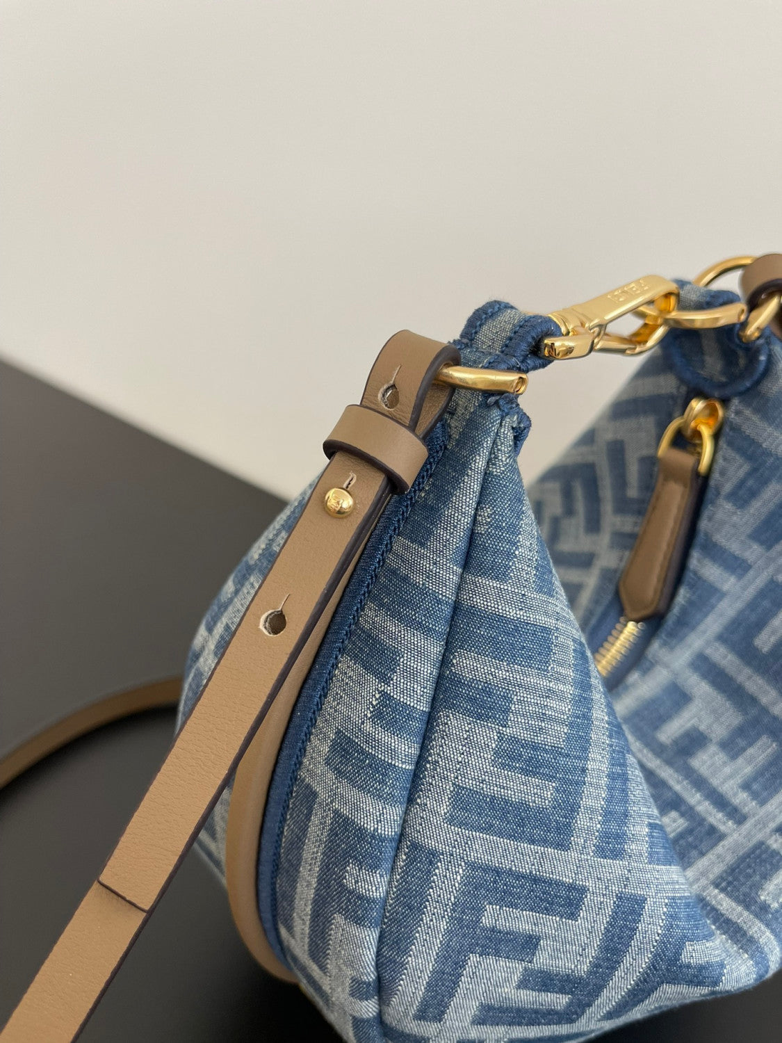 Fendi Fendigraphy Mini Fabric Blue #322306
