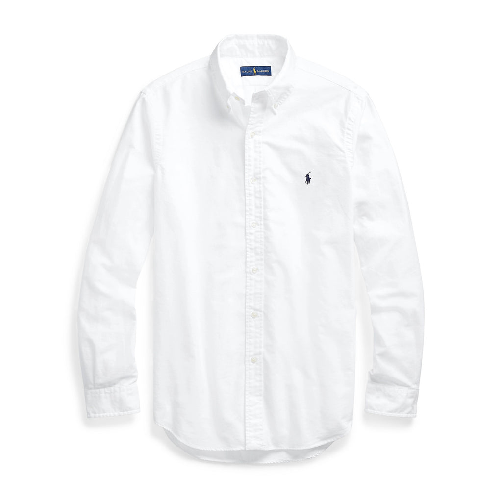 Ralph Lauren Men's Spring and Fall Logo Embroidery Fitted Single Breasted Long Sleeve Shirt #72613