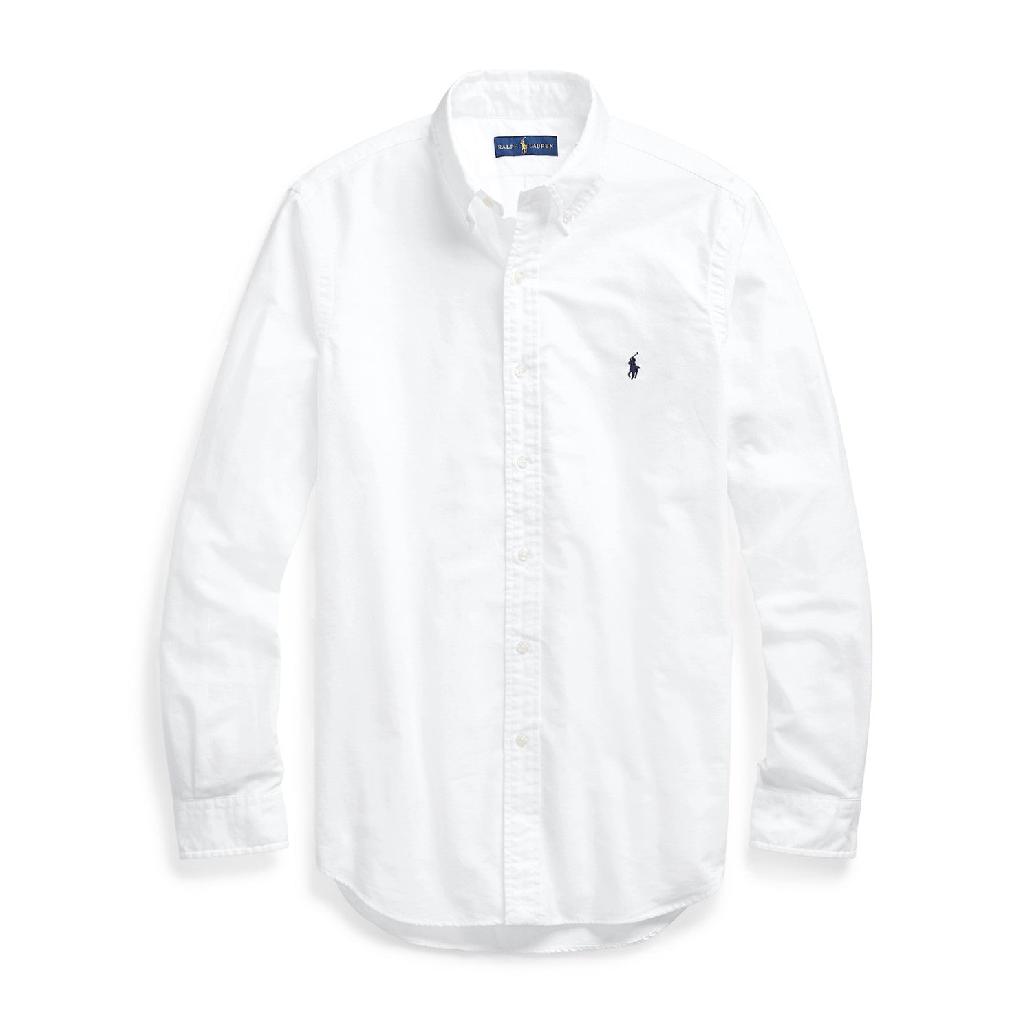 Ralph Lauren Men's Spring and Fall Logo Embroidery Fitted Single Breasted Long Sleeve Shirt #72613