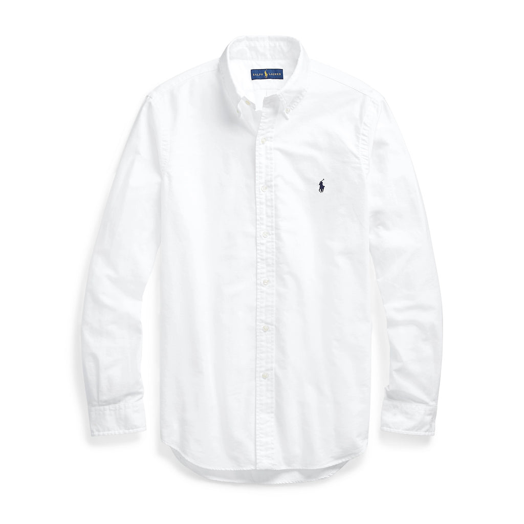 Ralph Lauren Men's Spring and Fall Logo Embroidery Fitted Single Breasted Long Sleeve Shirt #72613