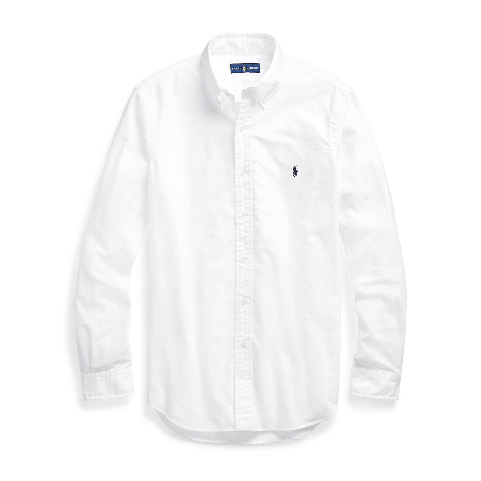 Ralph Lauren Men's Spring and Fall Logo Embroidery Fitted Single Breasted Long Sleeve Shirt #72613