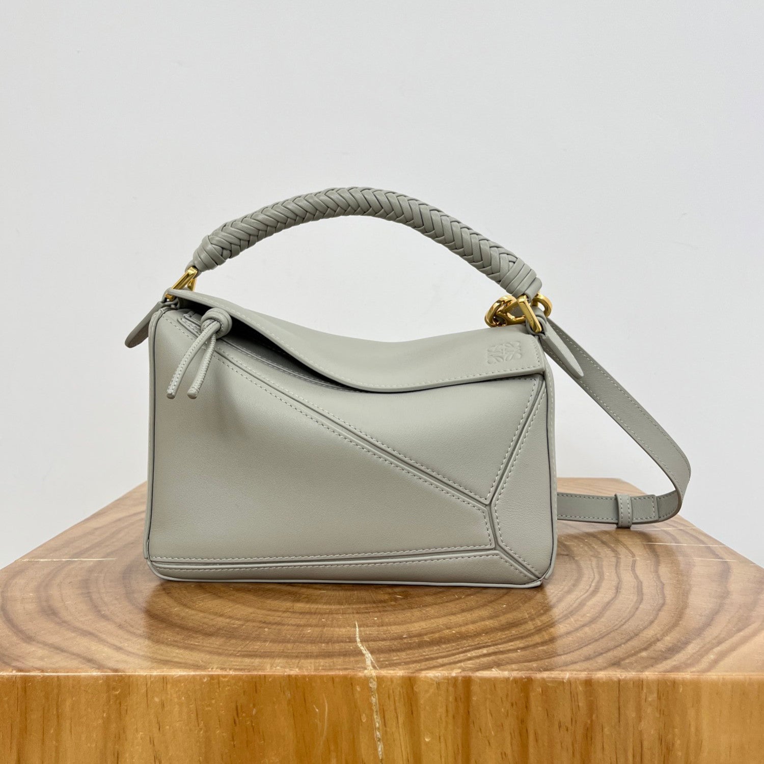 Loewe Puzzle Women's Fashion Classic Solid Color Leather Handle Embossed Tote Bag Shoulder Bag Crossbody Bag Bags A510S21XAE-1100 #78919