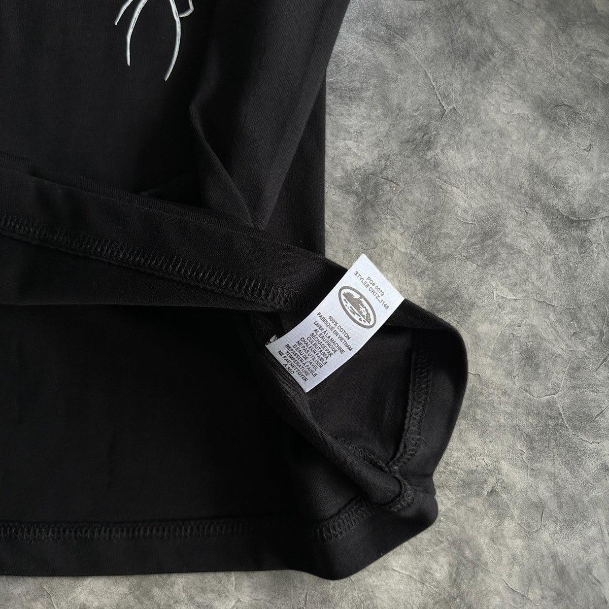 Corteiz Spider Web T-Shirt Black/White
