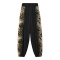 Mowalola x Ksubi Men's Women's Four Seasons High Street Leopard Gradient Print Elastic Waist Loose Knit Sweatpants Ngvp #1925