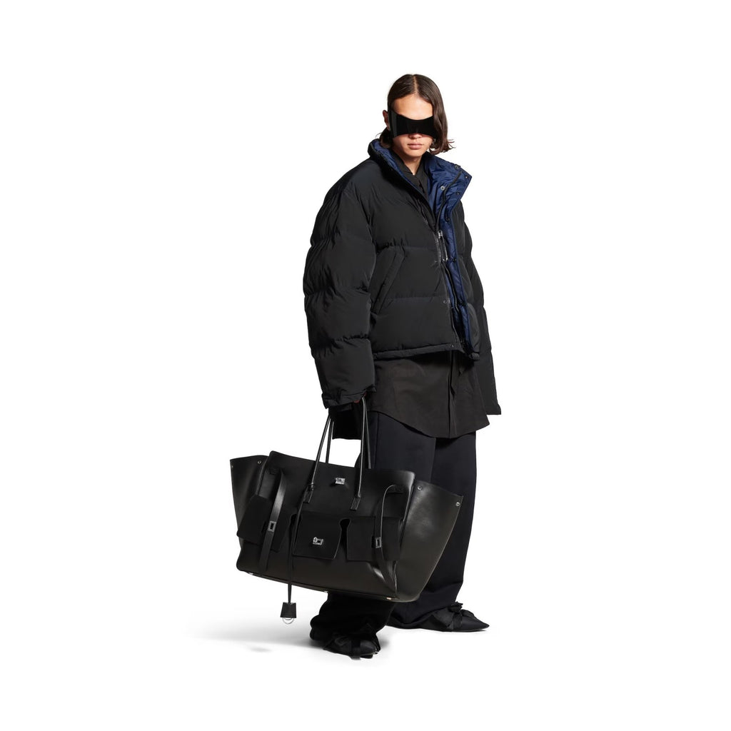 Balenciaga Men's Women's Loop Sports Icon Solid Color Zipper Loose Reversible Puffer Down Jacket #71871