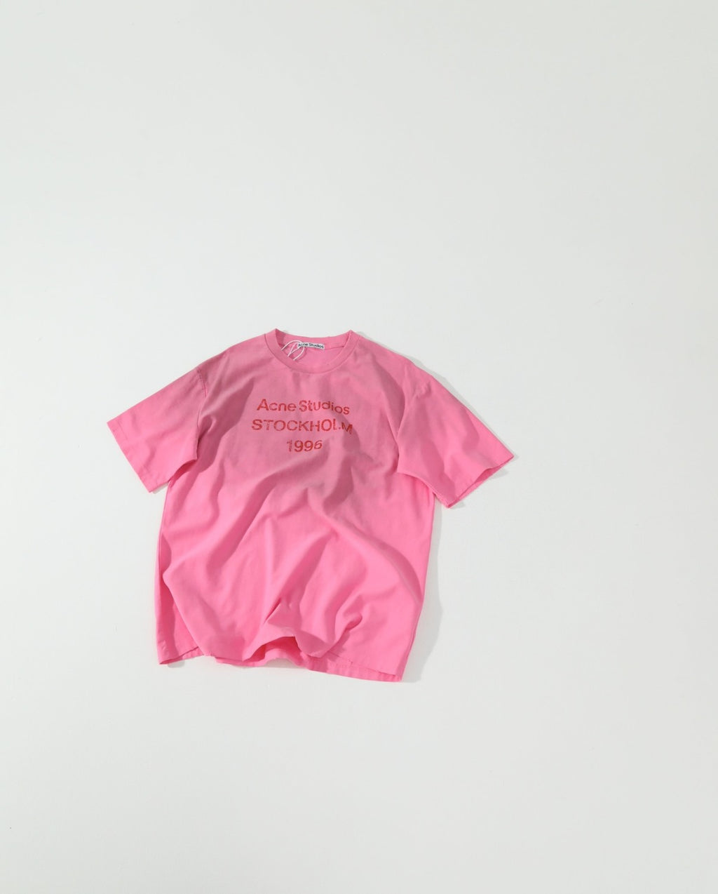 Acne Studios Logo T-shirt Relaxed Fit Cotton #337208