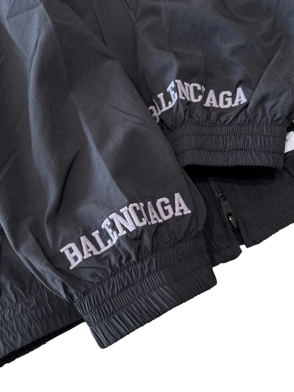 Balenciaga Men's 3b Football Tracksuit Jacket Football Baggy Sweatpants in Black #335524