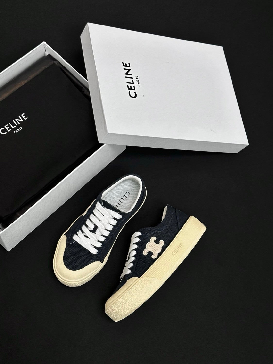 Celine Alan Sneaker in Canvas 4CM #381929