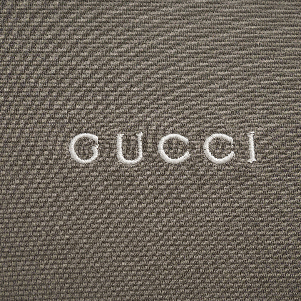 Gucci Cotton Piquet Polo Shirt With Embroidery #377961
