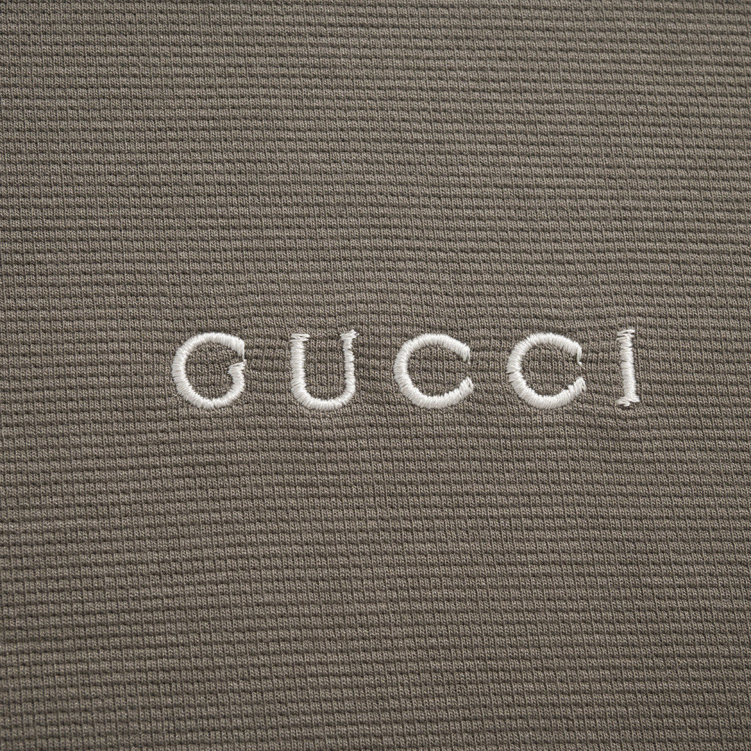 Gucci Cotton Piquet Polo Shirt With Embroidery #377961