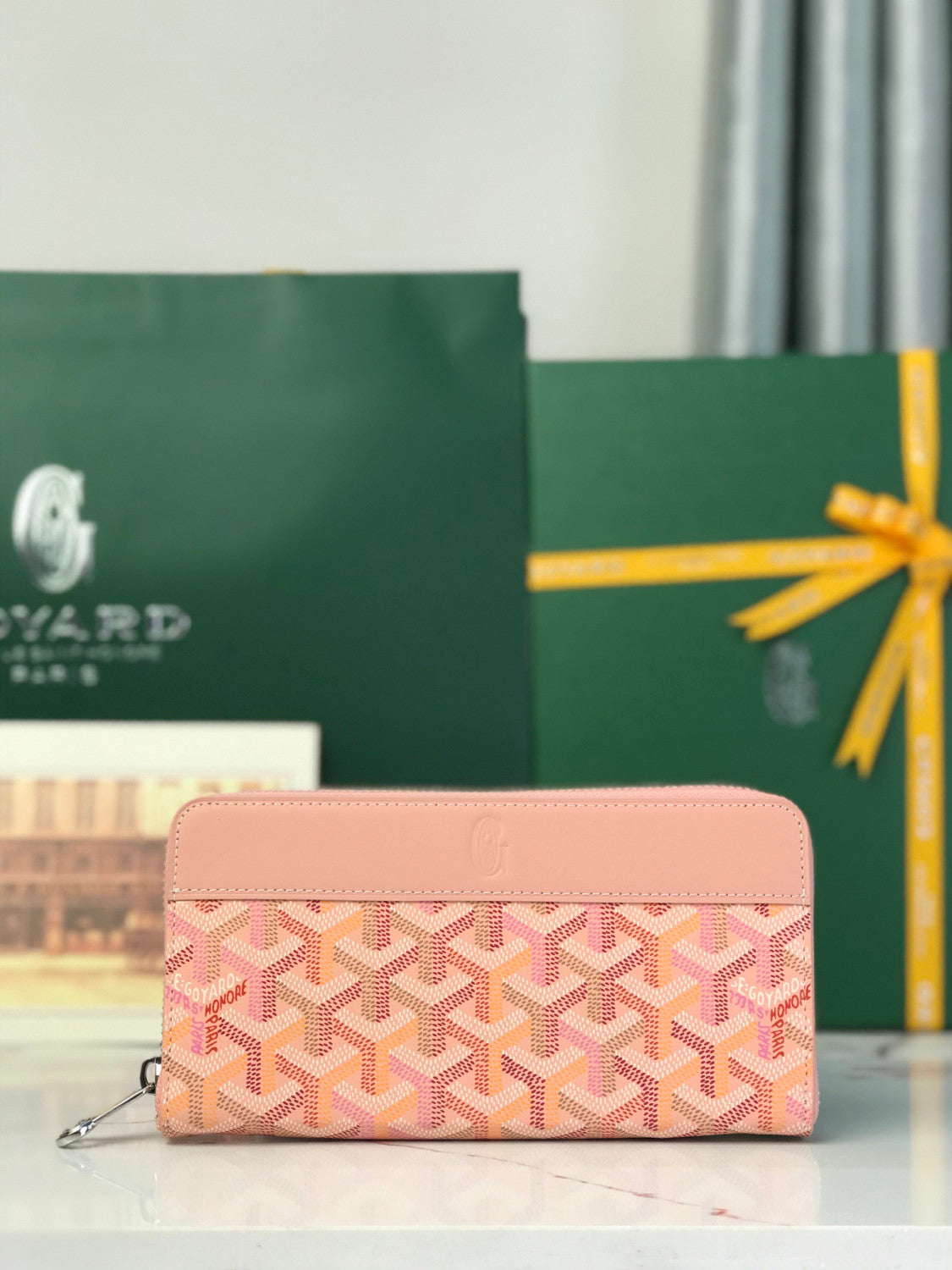 Goyard 2026 Limited Edition Four Seasons Colorful Collection Matignon Large Wallet Stylish Clutch Wallet Card Holder And Zipper Pouch Bag Bags #196797