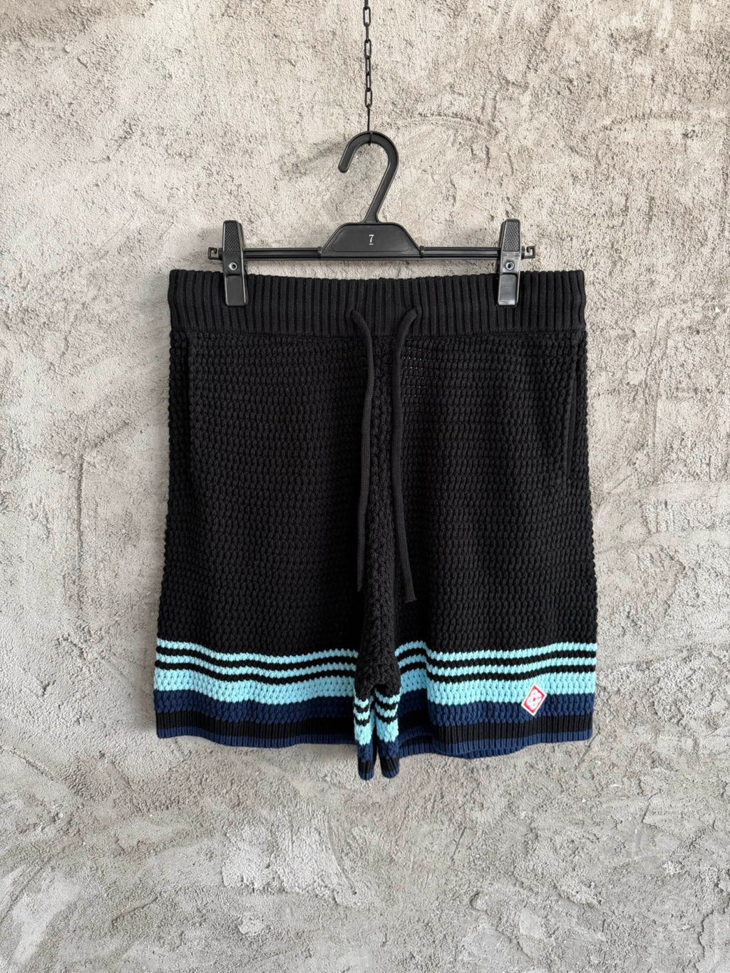 Casablanca Tennis Cotton Crochet Short Sleeve Shirt Shorts Suit #336882
