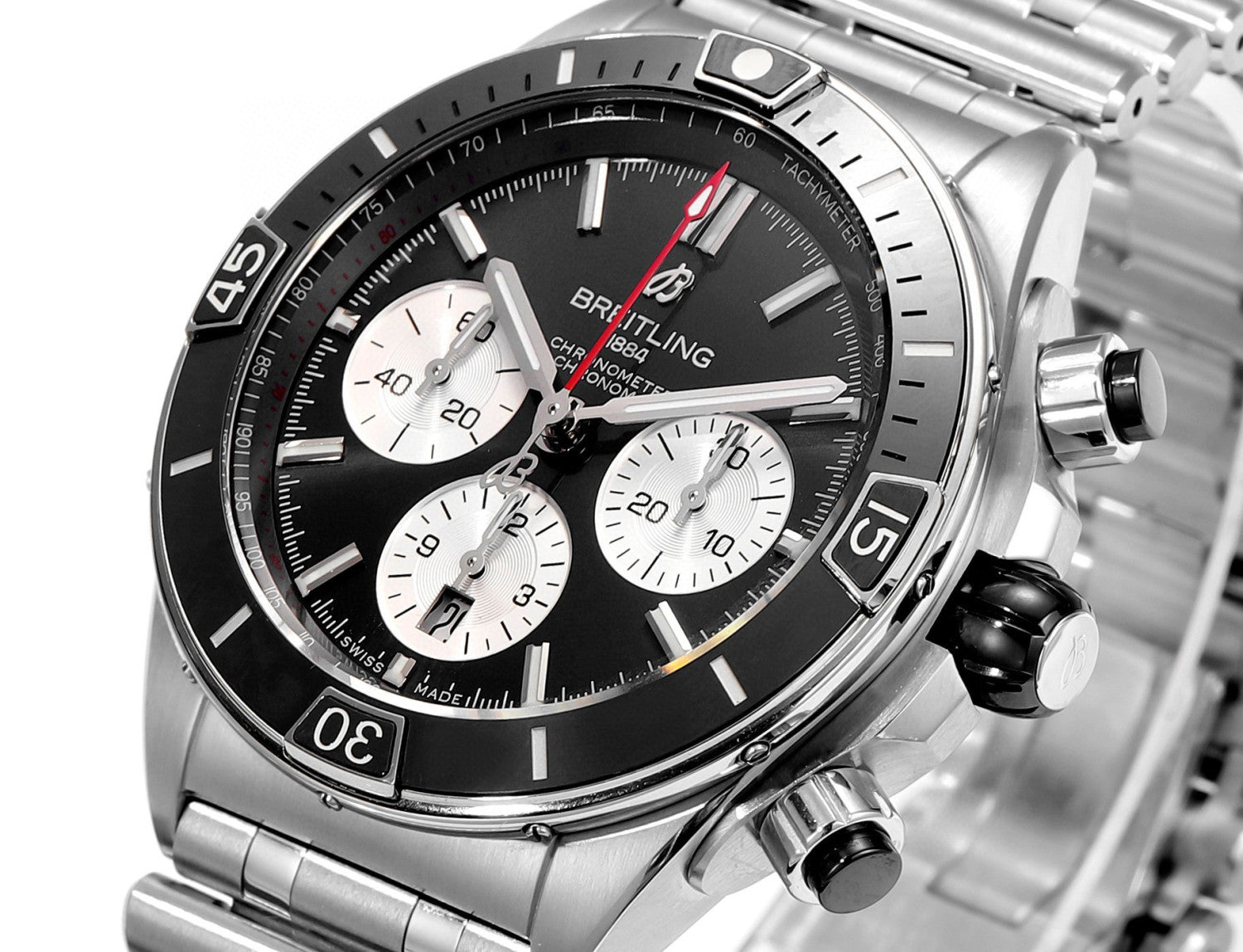 Breitling Mechanical Watches With Steel Bracelet Watch #96674