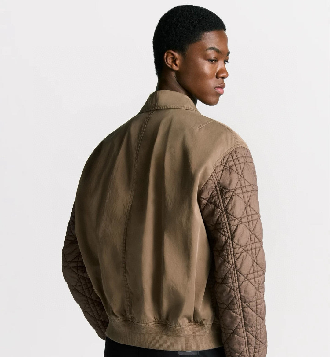 Dior Men's Classic Autumn And Winter Checkered Pattern Cotton Twill Embroidered Print Single-breasted Long Sleeved Jacket #77977