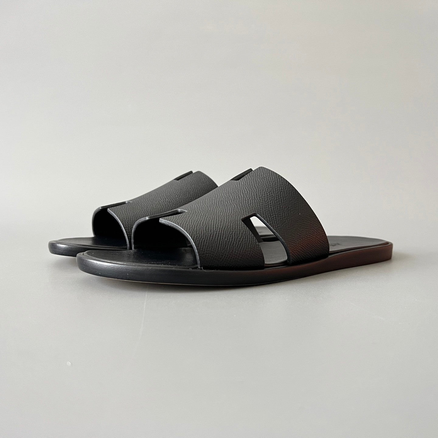 Hermes Men's And Women's Spring/summer Fashion Casual Round Toe Slip On Flat Sandals Woven Canvas Sandals Shoes #78416