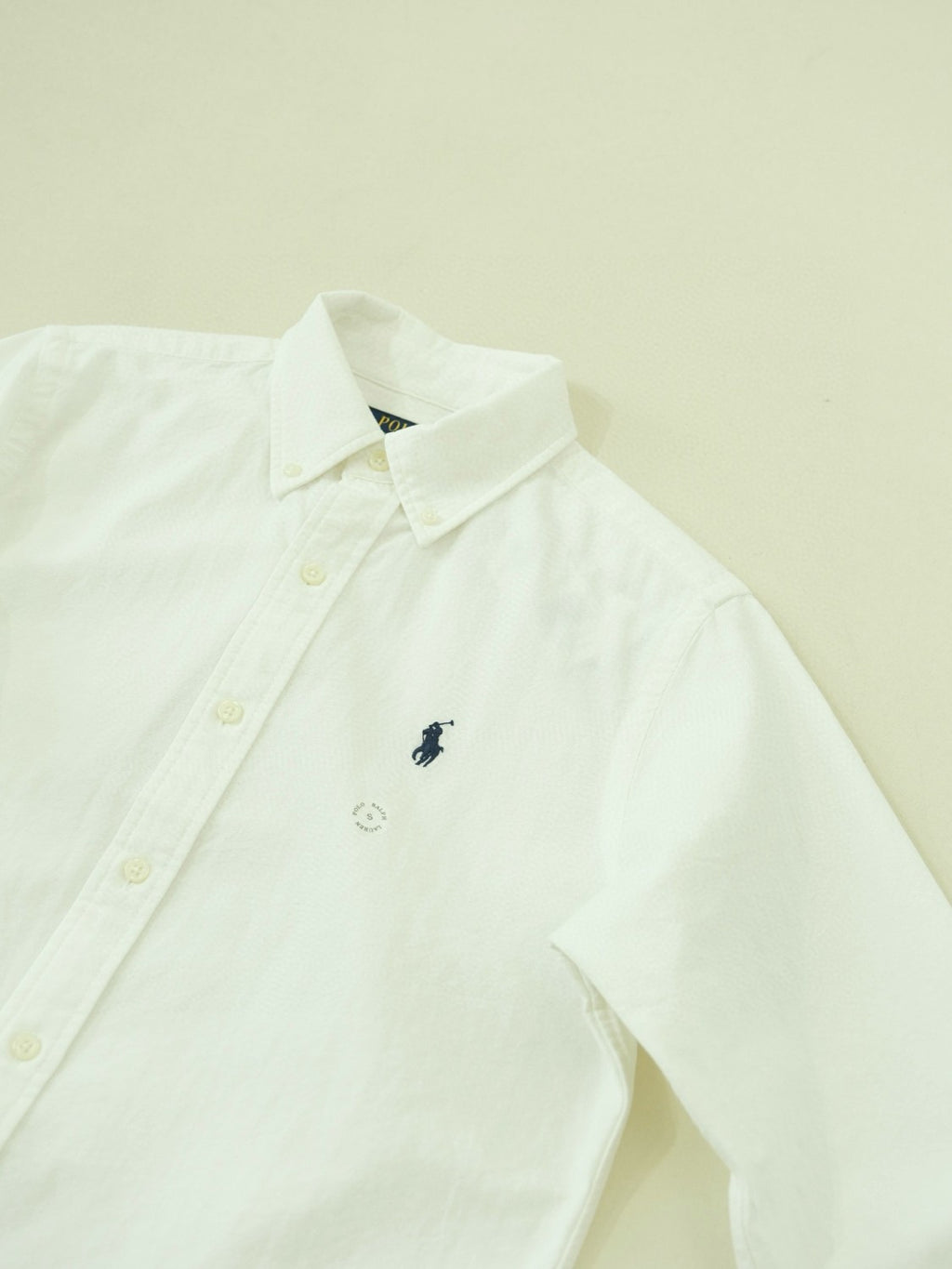 Ralph Lauren Men's Spring and Fall Logo Embroidery Fitted Single Breasted Long Sleeve Shirt #72613