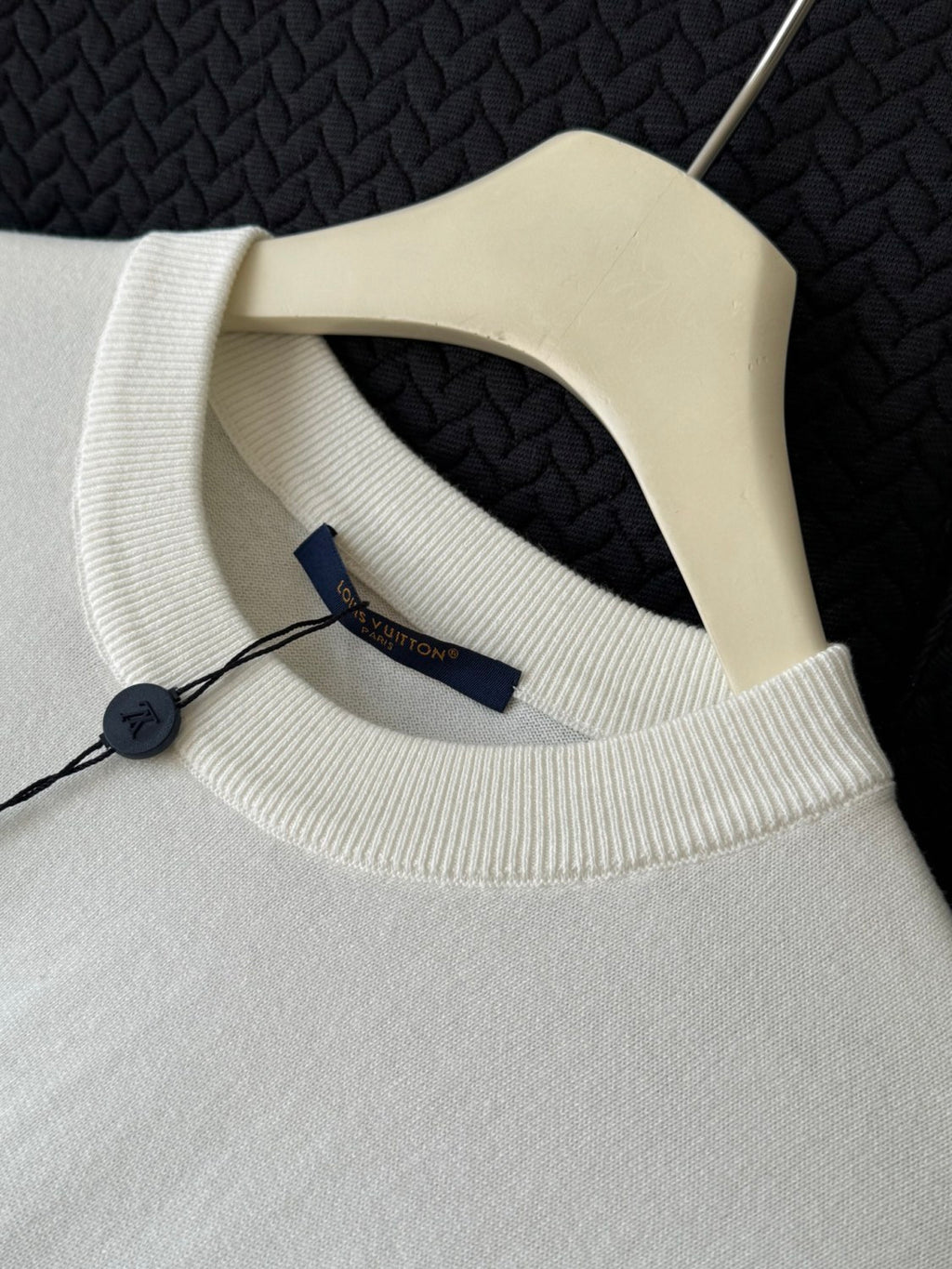 Louis Vuitton Men's Summer Colorful Diamond Letters Gradient Pattern Solid Color Round Neck Short Sleeve T-shirt #75656