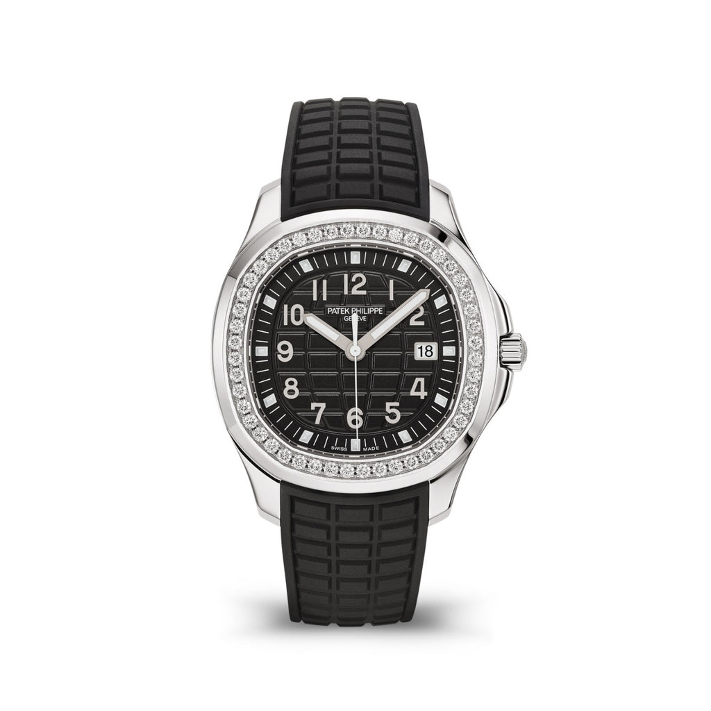 Patek Philippe Mechanical Watches With Diamonds On Silicone Straps Watch #96352