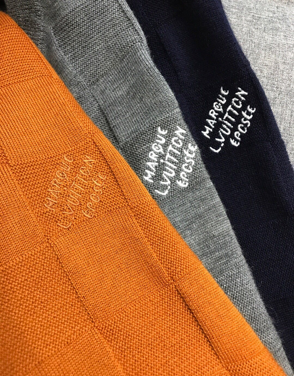 Louis Vuitton Men's Spring and Autumn Solid Color Check Printed Wool Round Neck Long Sleeve Knitted Sweater #74211