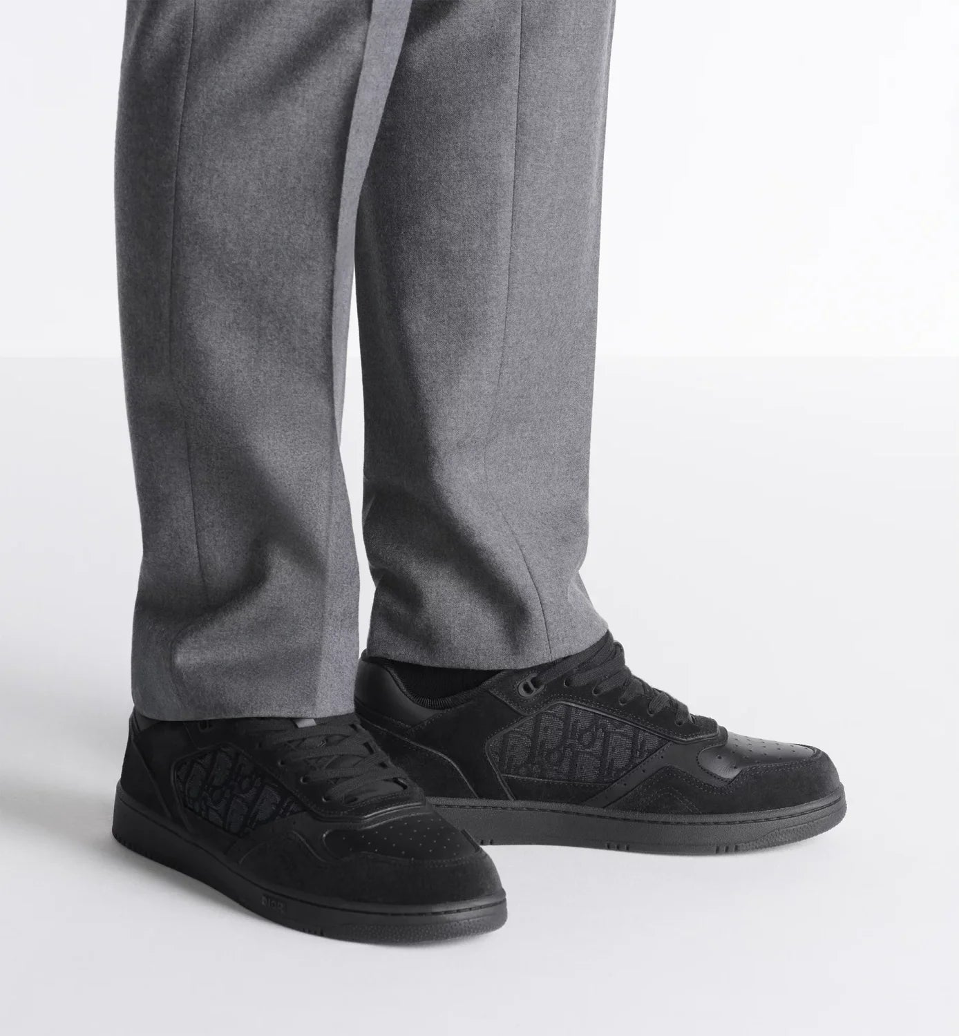 DIOR B27 Uptown Low-Top Sneaker Calfskin Dior Oblique Embossed Suede #376179
