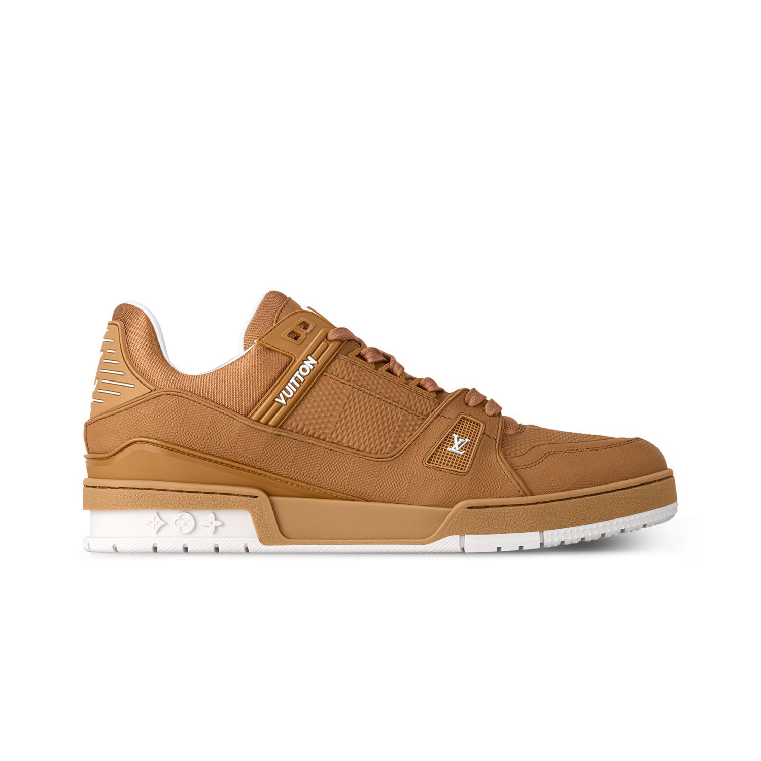 Louis Vuitton LV Trainer Men's Four Seasons Solid Color Cowhide Low-top Lace-up Flat Casual Shoes #76943