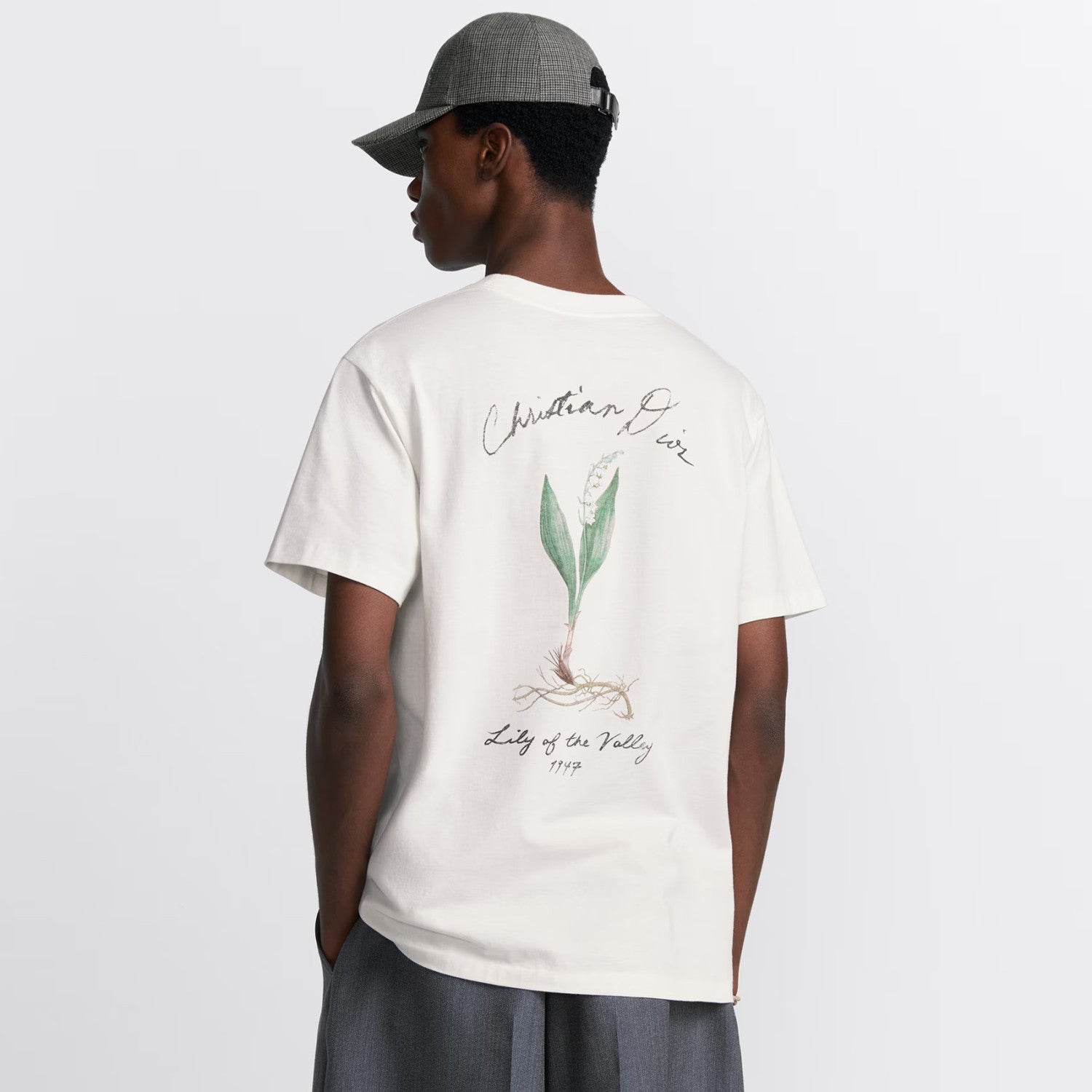 Dior Men's Summer Letter Logo Solid Colour Round Neck Cotton Short Sleeve T-Shirt #99457