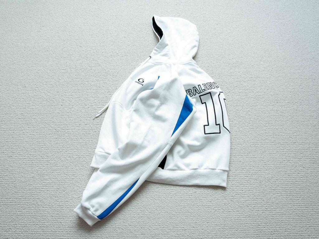 Balenciaga Men's Balenciaga NBA Collaboration Oversized Zip-up Hoodie in Black multicolor #377157