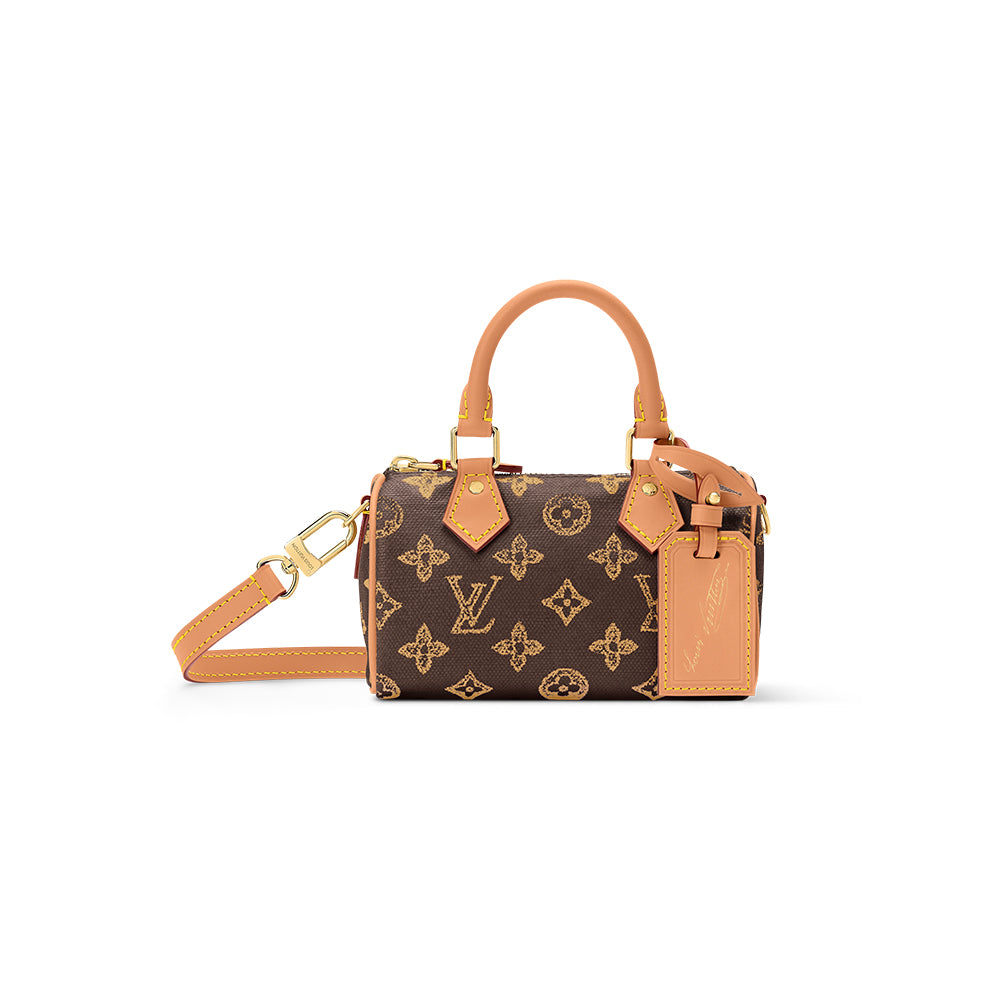 Louis Vuitton Nano Speedy Monogram Canvas Bags M27610 Alma Trunk BB Monogram Canvas Bags M28105 Speedy Trunk 20 Other Monogram Canvas Women Bags Bag  #82724A