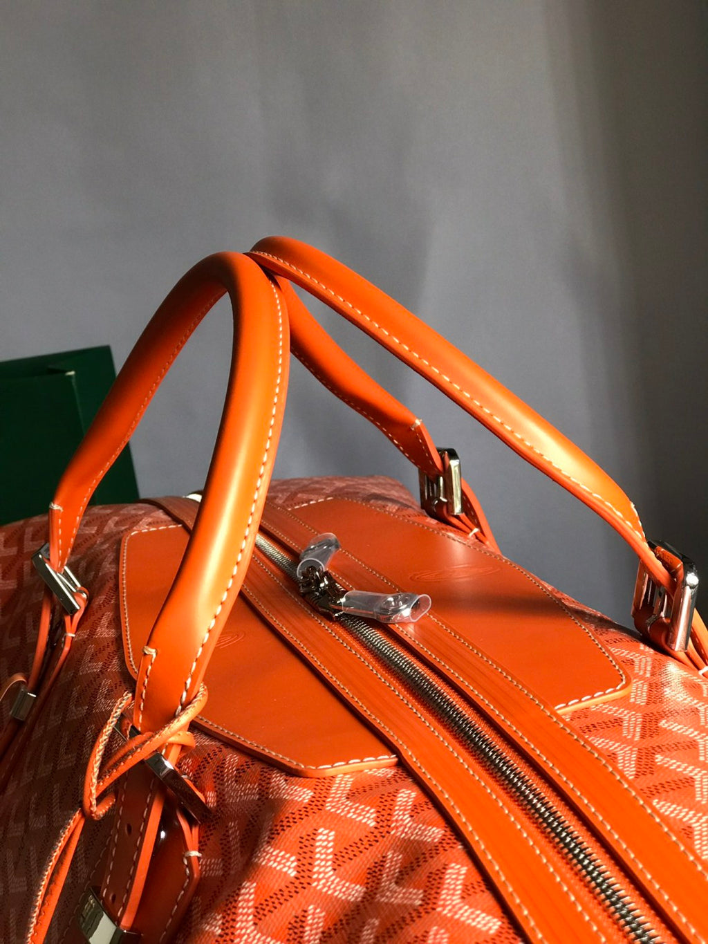 GOYARD Bowling45 Men's And Women's Fashion Classic All-over Print Zipper Closure Canvas Leather Oversized Travel Bag Bags BOWLIN045TY33CL33P #78364