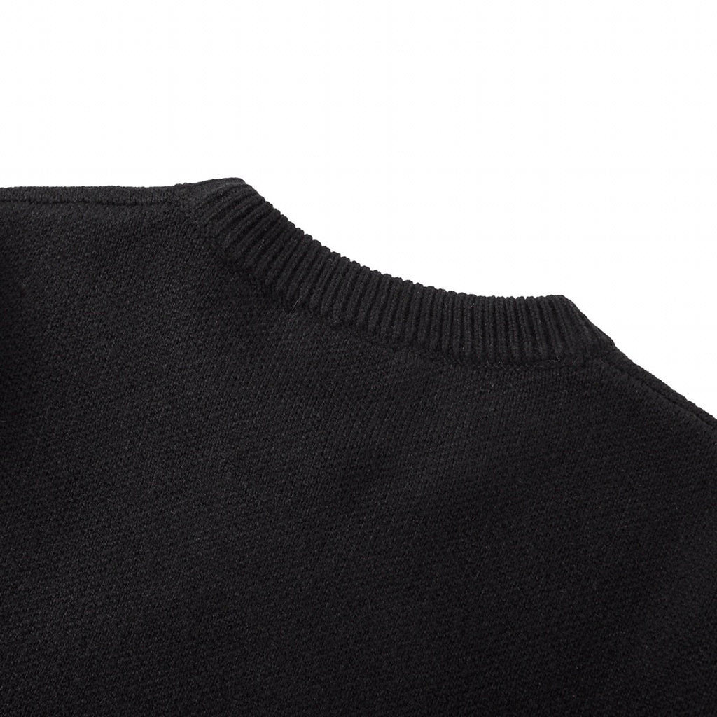 Balenciaga Men's And Women's Spring And Autumn Solid Color Round Neck Long Sleeve Loose Fit Knitted Sweater Pullover #72499