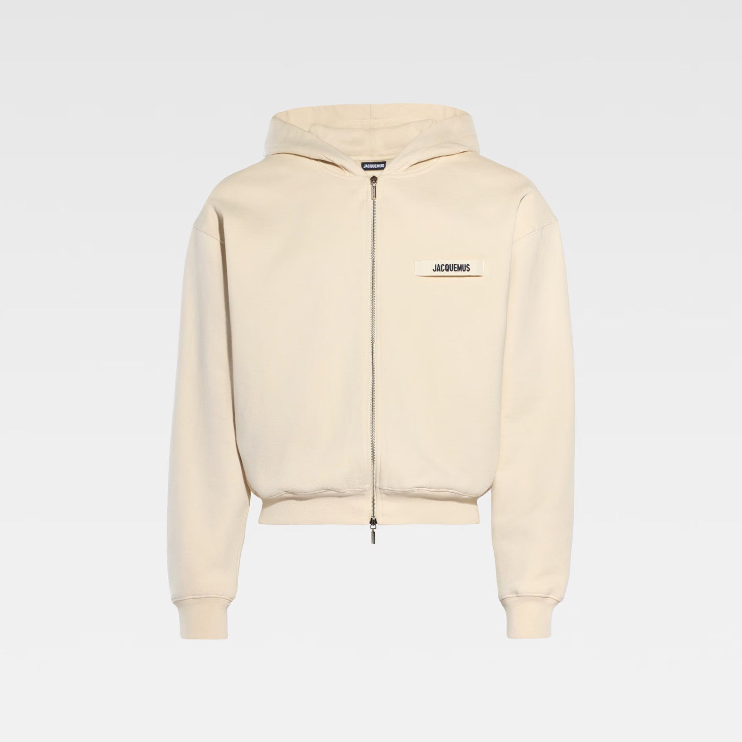 Jacquemus Men's And Women's Spring/fall Fashion Casual Solid Color Hooded Zipper Oversized Sweatshirt Jacket #79531