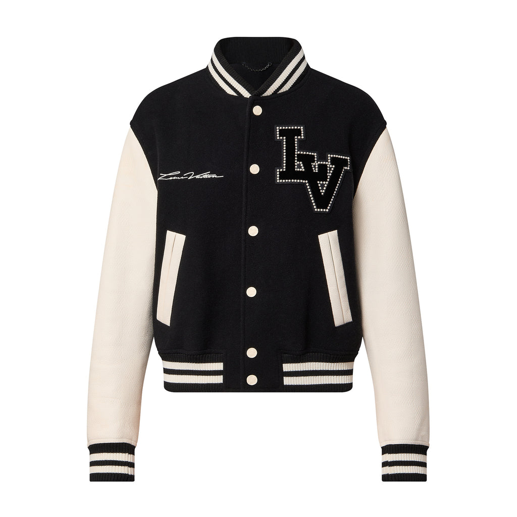 Louis Vuitton Men's Autumn and Winter Color Blocking Logo Letter Printing Long Sleeve Single Breasted Baseball Jacket #98859