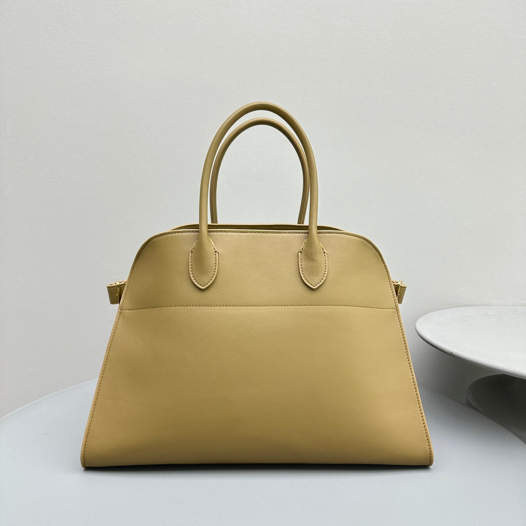 THE ROW Margaux 15 Women's Solid Color Calfskin Leather Simple Shopping Bag Handbag Bags #75285