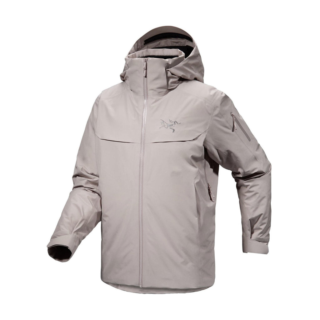 Arcteryx Men's Autumn And Winter Solid Color Zipper Waterproof Windproof Long-Sleeved Hooded Puffer Down Jacket #74124