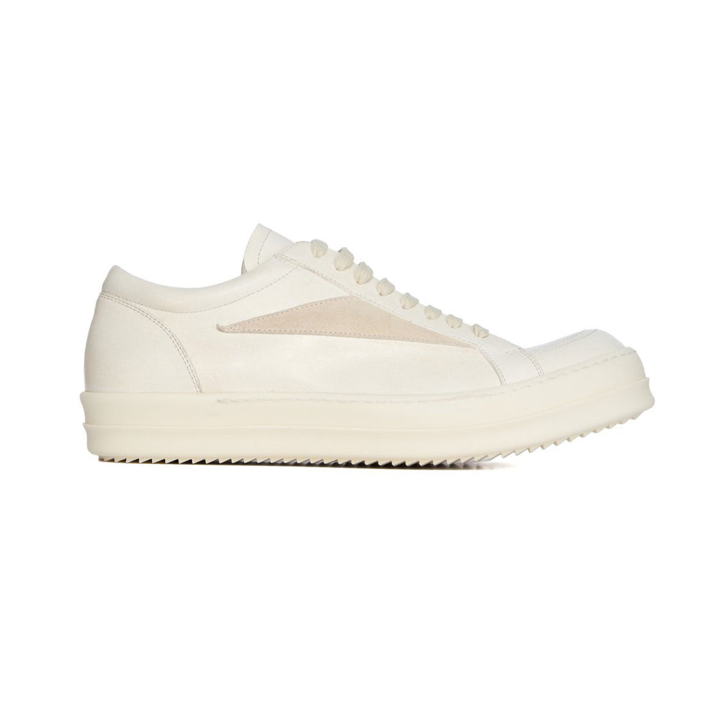 Rick Owens Men's And Women's Spring/Fall Fashion Casual Round Toe Lace Up Color Block Flat Low Top Sneakers Shoes #79449