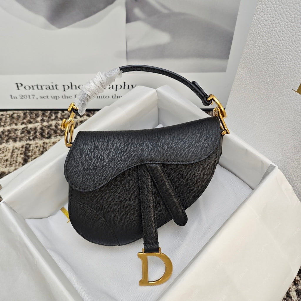 Dior Mini & Medium Saddle Bag With Shoulder Strap Blue Oblique Printed Fashion Exquisite Temperament Clutch Bag Crossbody Bag Bags M0455CBAA_M900 #81649