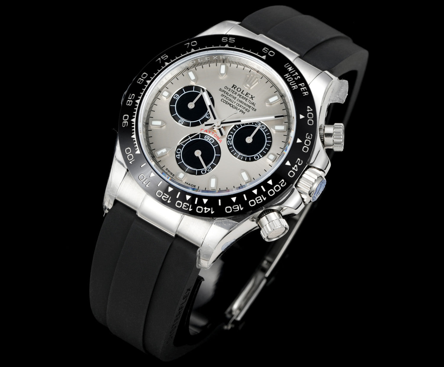Rolex Men's Classic Solid Color Strap Round Dial Classic Fashion Automatic Mechanical Watch #78121