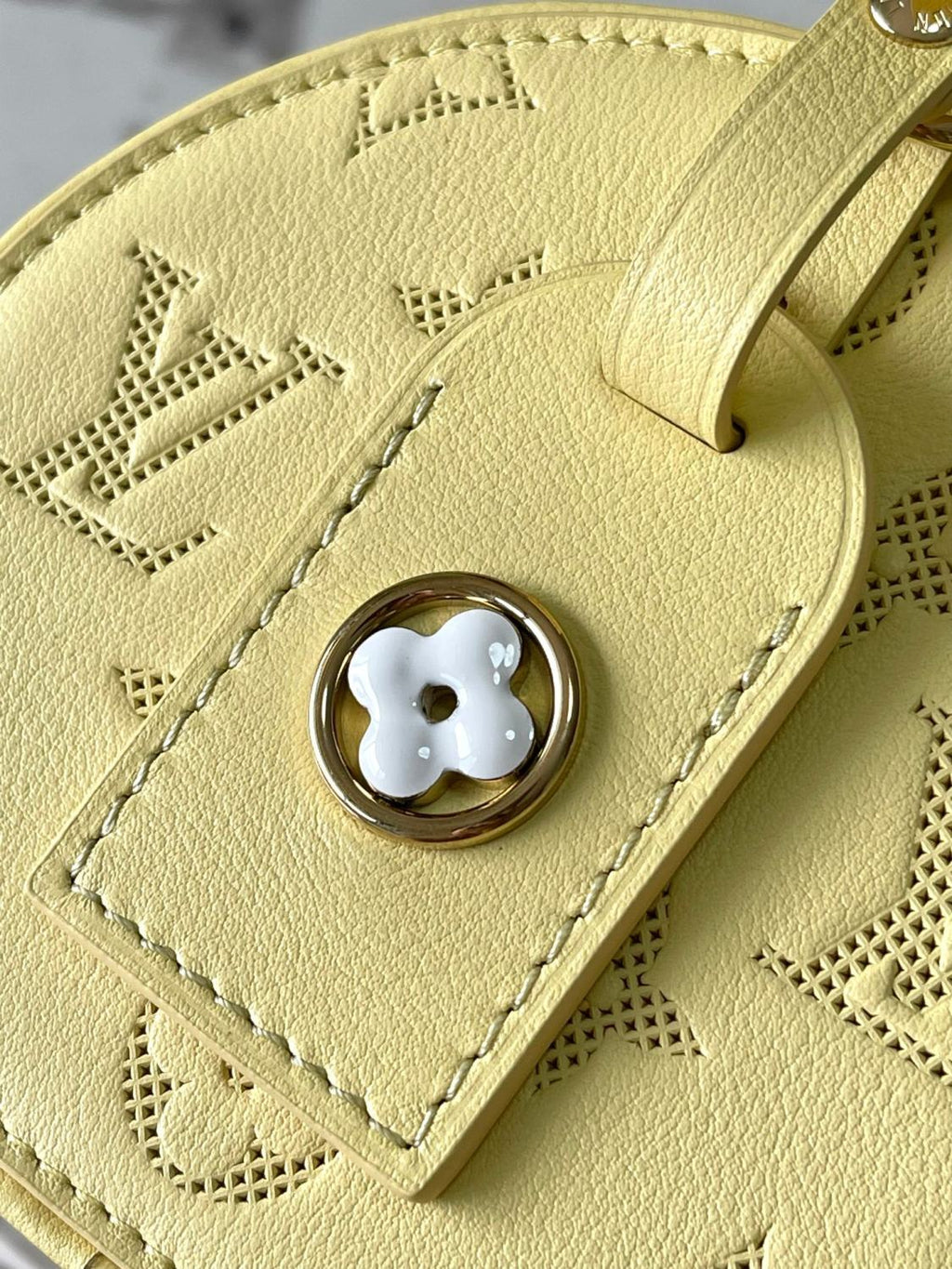 Louis Vuitton Mini Boîte Chapeau Flower Ring Women's Detachable Adjustable Shoulder Strap Zip Closure Solid Colour Cow Leather Handbag Shoulder Crossbody Bag Bags #76822
