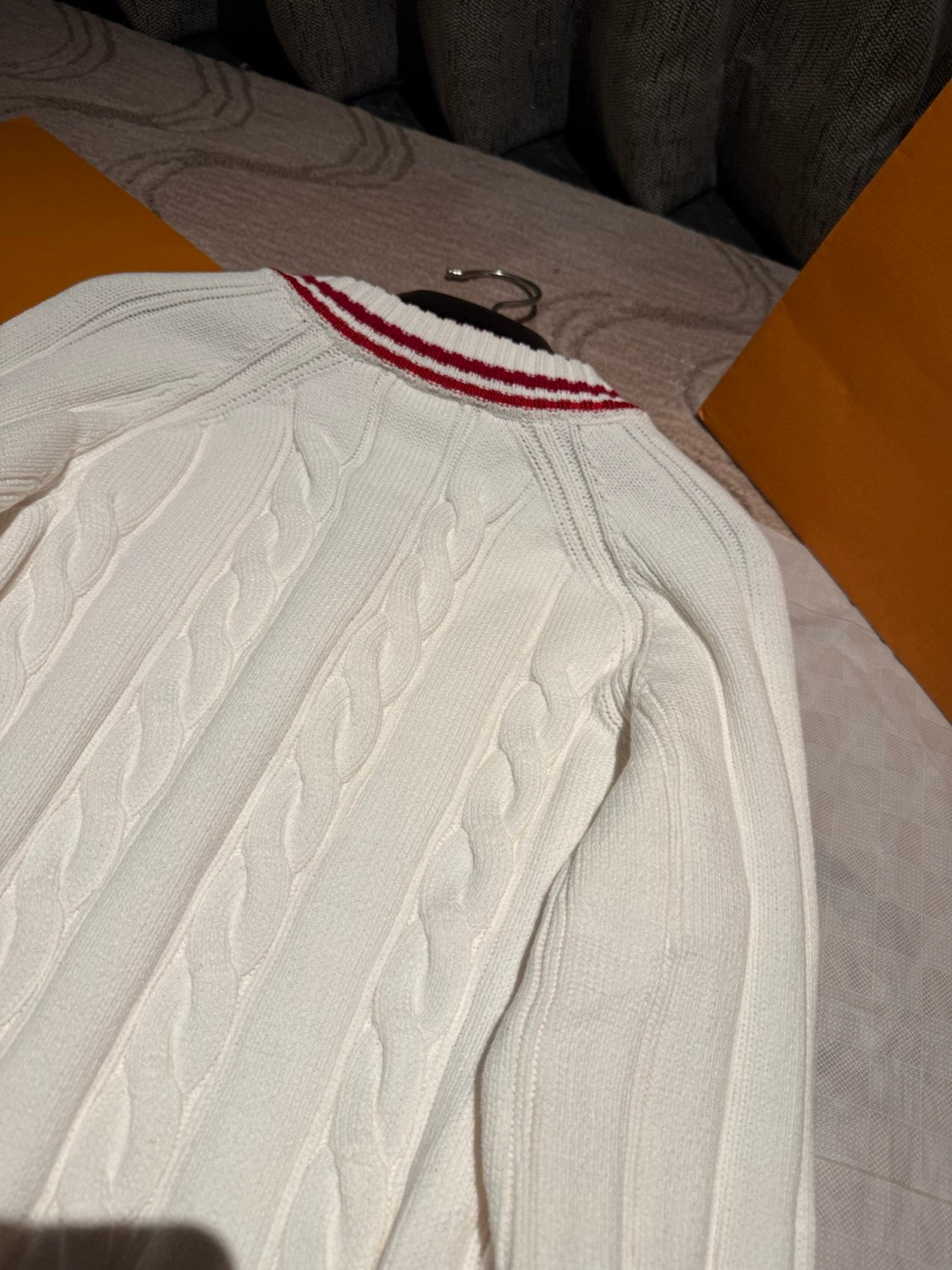 Louis Vuitton Preppy V-Neck Cable Pullover #337099