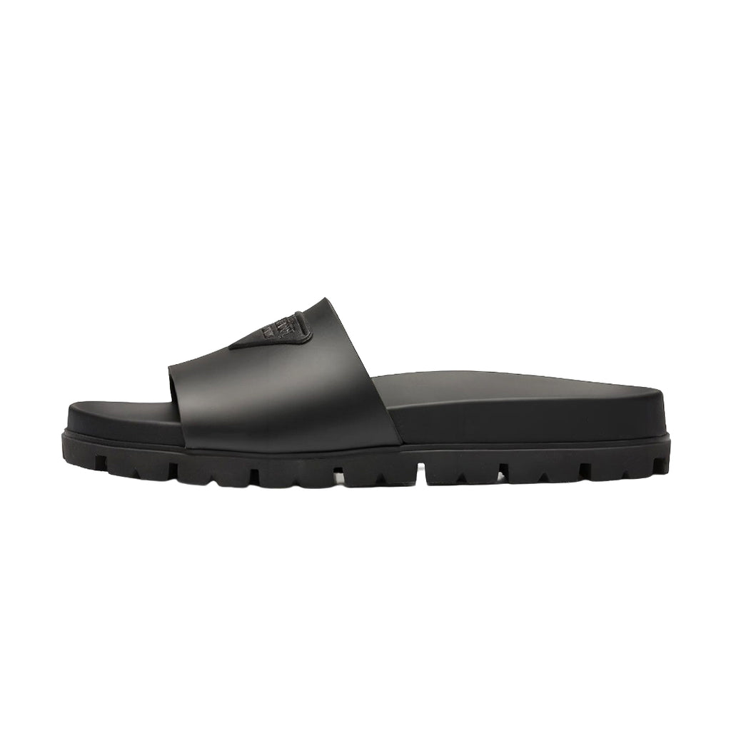 Prada Men's And Women's Summer Solid Colour Cowhide Leather Sandals And Slippers Shoes #76974