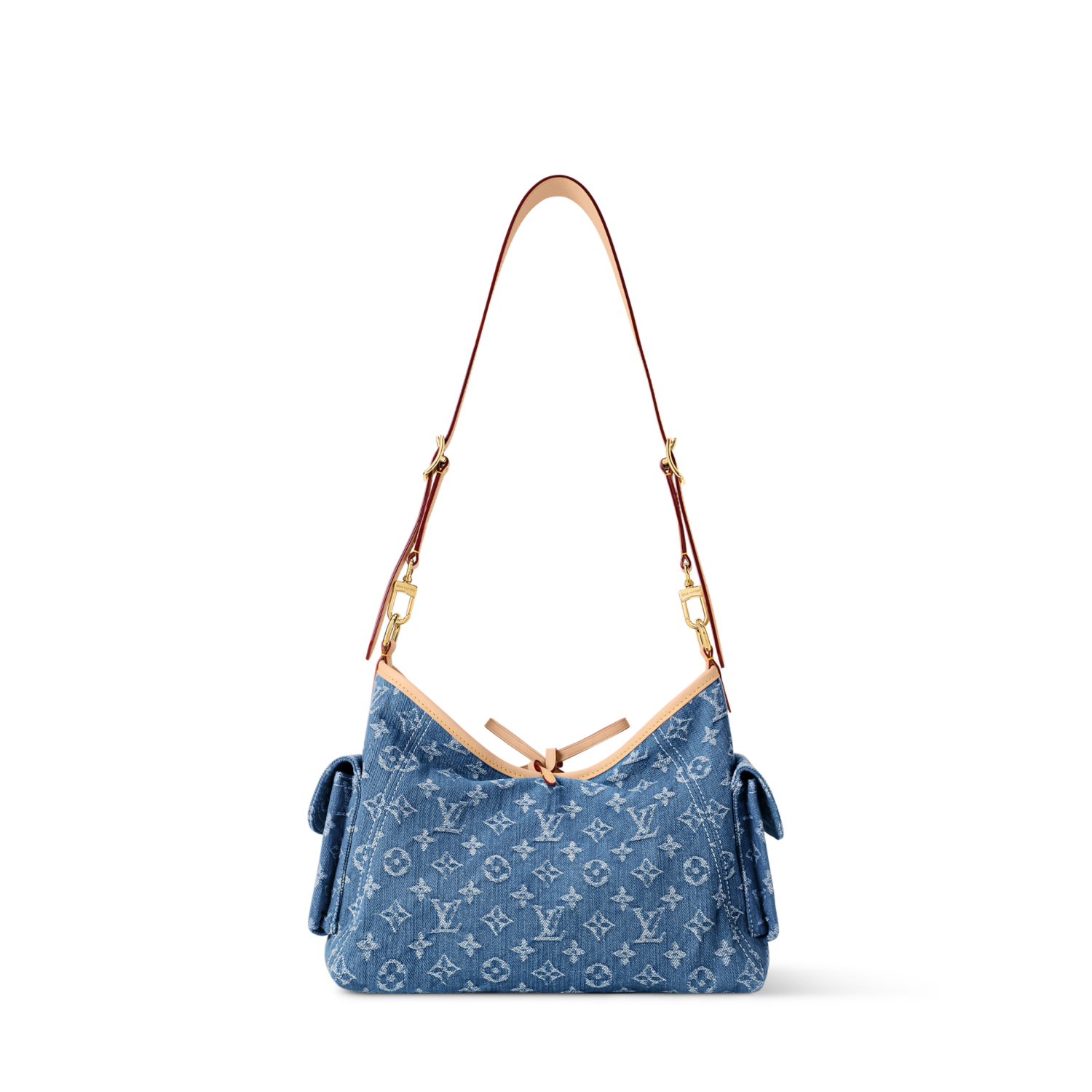 LOUIS VUITTON Carryall Cargo PM Monogram Denim Handbags M28287#379361