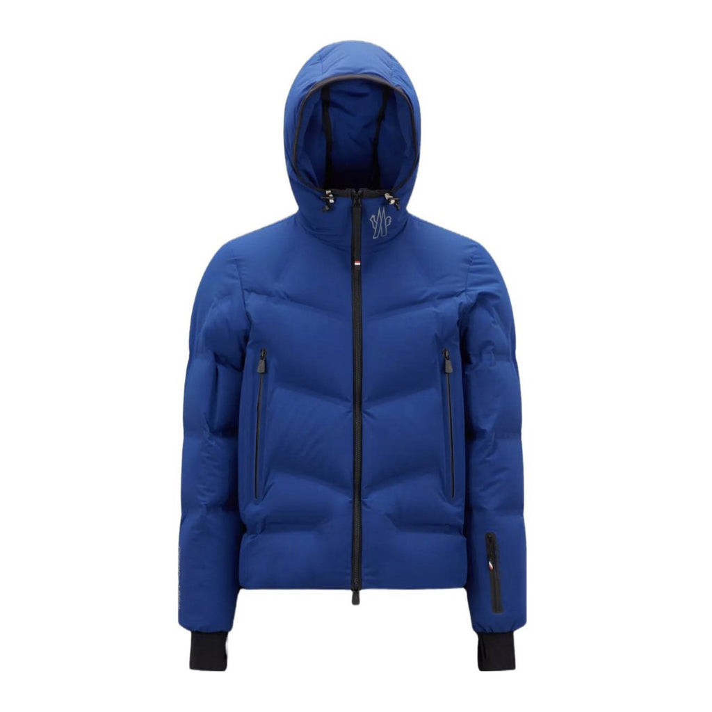 Moncler Men's Autumn and Winter Solid Color Zipper Hooded Long Sleeve Fitted Puffer Down Jacket #73779